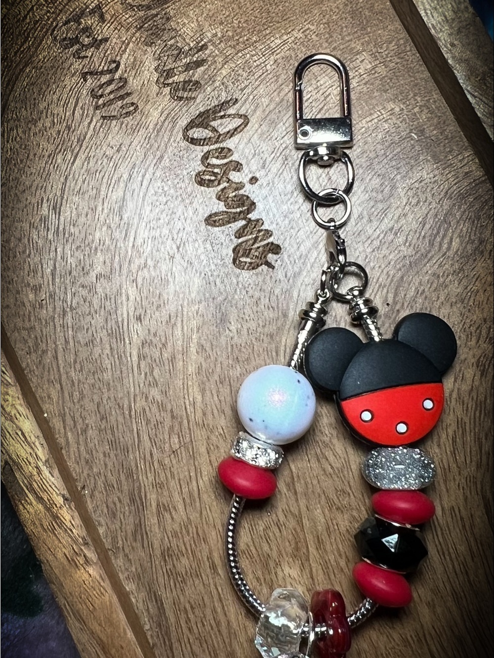 Disney inspired purse charm